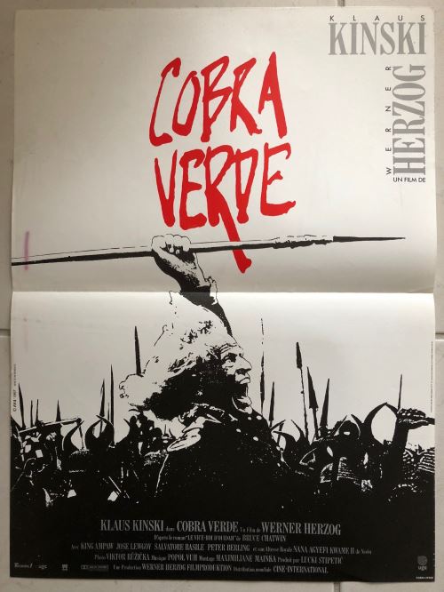 Cobra verde AFFICHE CINEMA ORIGINALE