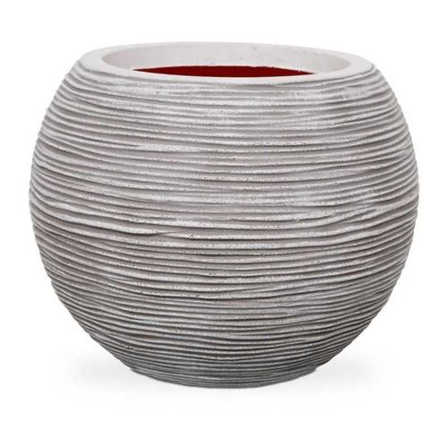 Vase - CAPI EUROPE - RIB NL - Ivoire - 40 x 32 cm - Plastique