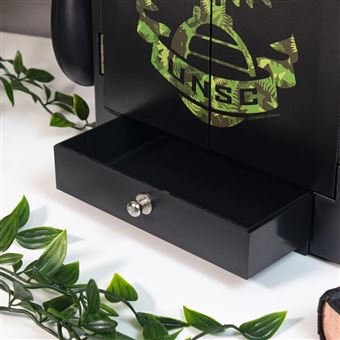 Casier de rangement Halo officiel UNSC - Avec support jeux Playstation et Xbox - Support casque