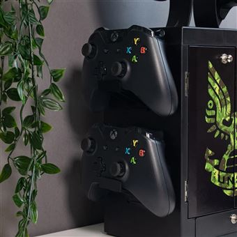 Casier de rangement Halo officiel UNSC - Avec support jeux Playstation et Xbox - Support casque
