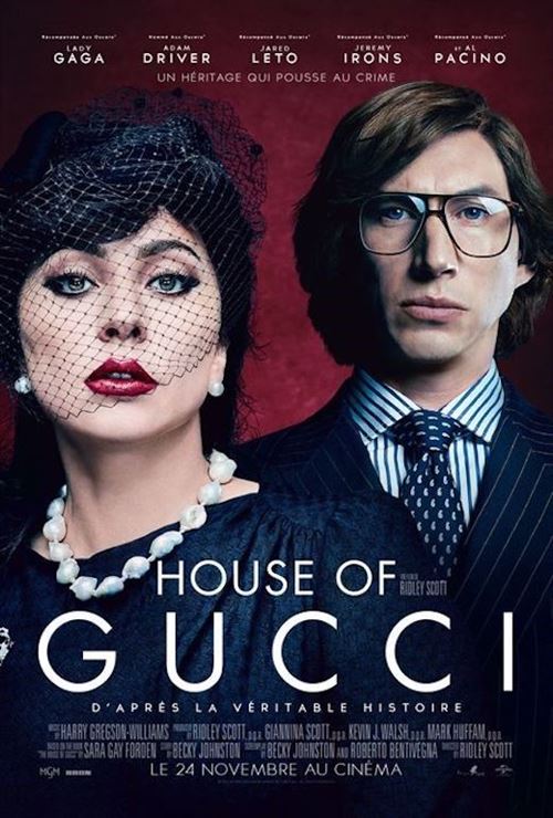 House of Gucci - 2021 - Lady GAGA - 40x60cm - Affiche de cinéma originale
