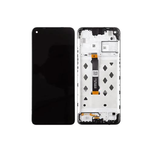 Original Ecran LCD et Vitre Tactile Avec Chassis Noir pour Motorola Moto G9 Power 5D68C17634 5D68C17634RR