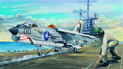 VOUGHT F-8E CRUSADER U.S. NAVY - TRUMPETER 1/32 PLASTIC KIT - Image 5