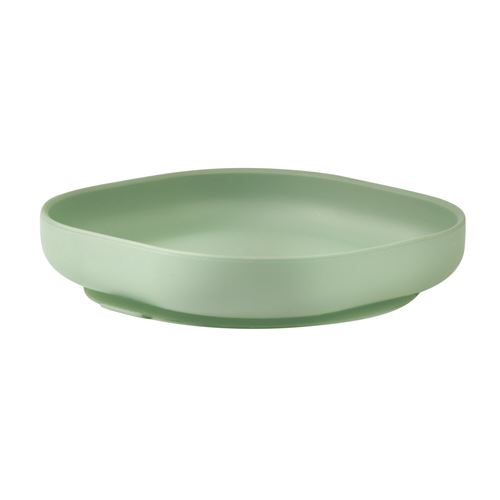 Non Communiqué Sage Green Assiette Silicone Ventouse Vert Sauge