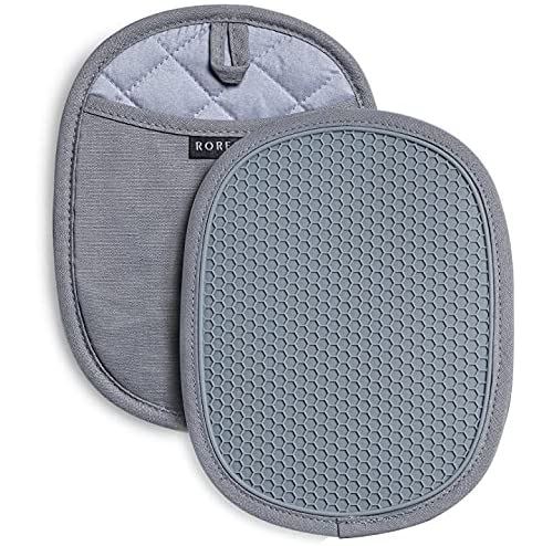 Gants Isolants HAOBUY Convient pour le four Antidérapant et haute température - Gris
