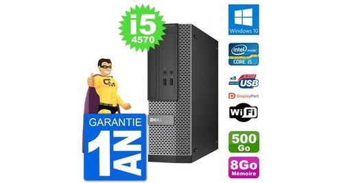 Pc dell optiplex 3020 sff i5-4570 ram 8go disque dur 500go windows 10 wifi