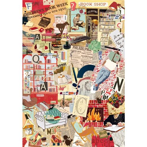 Non Communiqué Puzzle Compact 1000 Pièces : Livres Et Écriture
