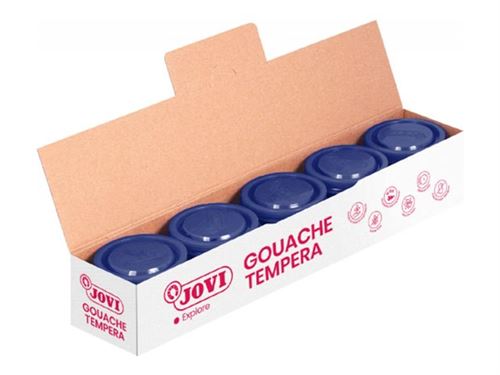 JOVI - Peinture - 5 parties - gouache - bleu foncé - 35 ml