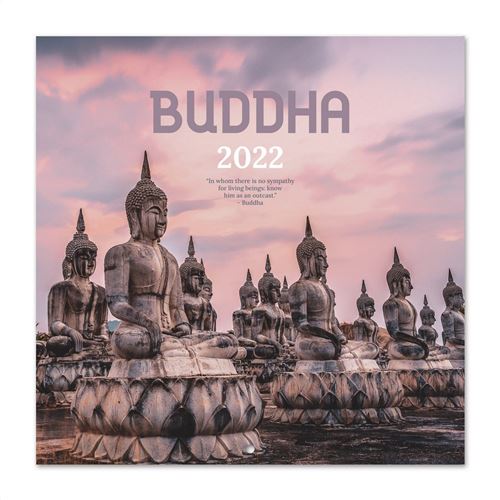 Calendrier 2022 30X30 Le Bouddha