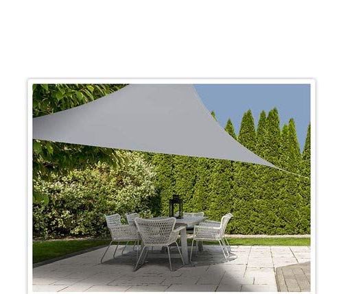 ProGarden Toile d'ombrage 3x3x3 m Gris Triangle