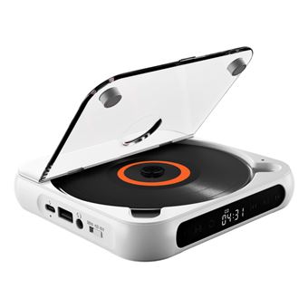 Lecteur CD Bluetooth Aiorber fin 3.5 Interface - Blanc - 1