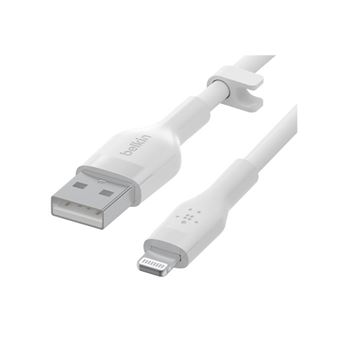 Belkin BOOST CHARGE - Câble Lightning - USB mâle pour Lightning mâle - 2 m - blanc