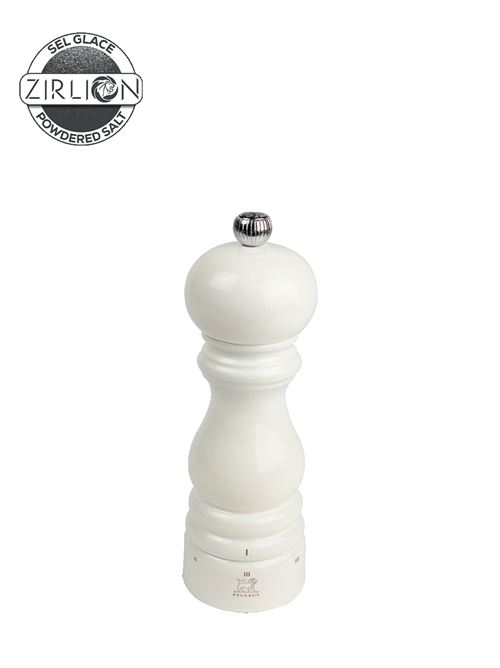 Check out the 18 cm u'Select manual wooden salt mill with its ivory lacquer finish. This mill is a timeless choice for adding an extra touch of classic elegance to your kitchen. Paris u'Select