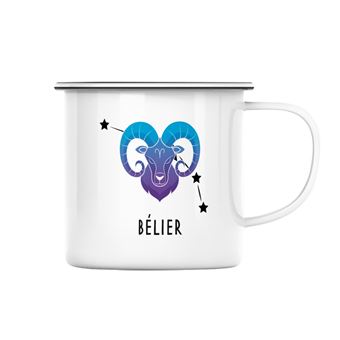 Mug De Couleur Qualité Premium Bleu - Capricorne Signe Astrologie Prevision Stellaire Céleste Solaire Sideral Etoile - Tasse Avec Anse Et Intérieur De Couleur