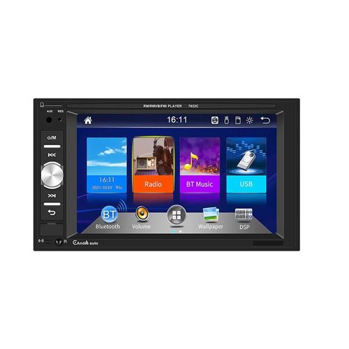 Autoradio 6.2 Pouces HD Avec Carplay Caméra AHD Bluetooth USB Et Télécommande YONIS