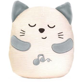 Peluche chaton - Gris - Des la naissance