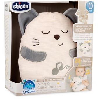 Peluche chaton - Gris - Des la naissance