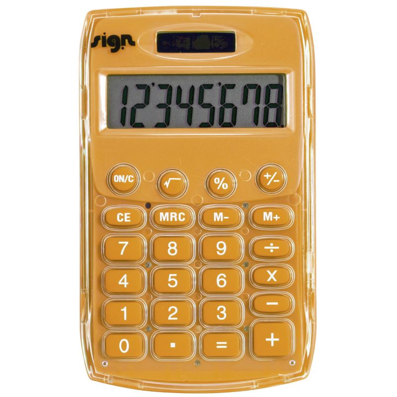 Calculatrice 8 Chiffres Hi-Tech – Modèle Basique Et Compact, Neuve Sous Blister