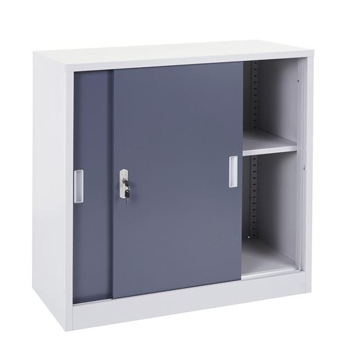 Meuble classeur Boston MENDLER HWC-F41 90x90x45cm anthracite