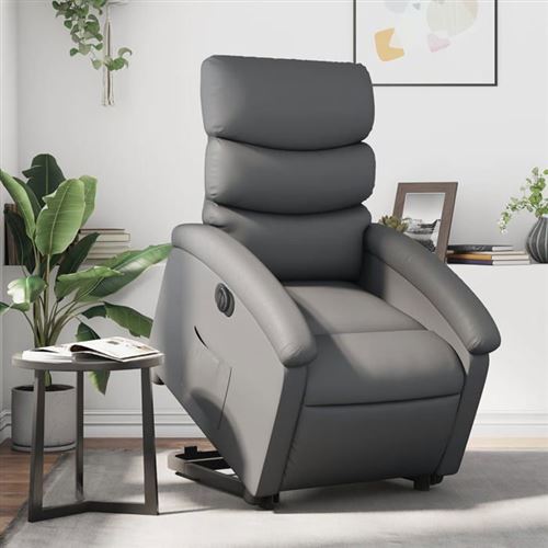 Vidaxl Gris Fauteuil Inclinable Électrique - Image 3