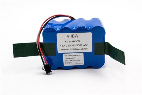 vhbw Li-Ion batterie 4000mAh (21.6V) pour aspirateur Home Cleaner