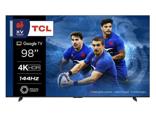Televiseur Connecte Tcl 98 4K Led 4 Port(S) Hdmi 1 Port(S) Usb