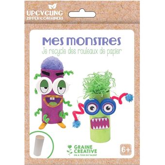 Kit Graine Créative upcycling rouleau carton