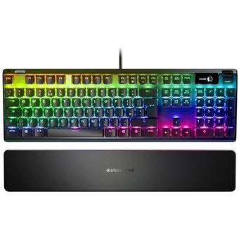 SteelSeries Apex Pro - Toetsenbord - met scherm - backlit - USB - Duits - toetsschakelaar: OmniPoint Adjustable - 1