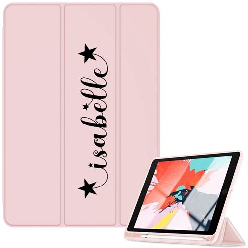 Housse Taperso Ipad MINI 6 rose avec votre prenom etoile