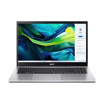 Acer Aspire Go 15 AG15-42P - AMD Ryzen 7 - 5825U / jusqu'à 4.5 GHz - Win 11 Home - Radeon Graphics - 16 Go RAM - 1.024 To SSD NVMe - 15.6" IPS 1920 x 1080 (Full HD) - Gigabit Ethernet - Wi-Fi 6 - Argent pur - clavier : Suisse Allemand