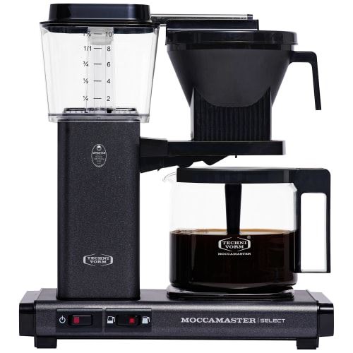 Expresso Avec Broyeur Moccamaster KBG 53980 1.25L 1520W 240V Arrêt Automatique Minuteur Plastique Aluminium Noir