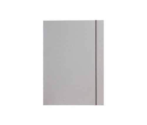 Folia Carton à dessin, en carton gris, A3, avec élastique