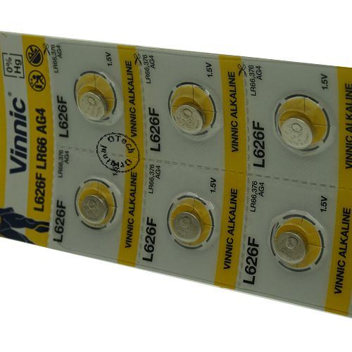 Pack de 10 piles Vinnic compatible avec VINNIC L626F - Otech