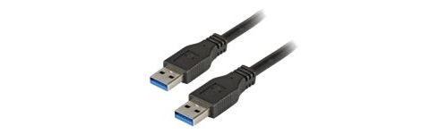 EFB-Elektronik Premium - Câble USB - USB type A (M) pour USB type A (M) - USB 3.0 - 1 m - noir