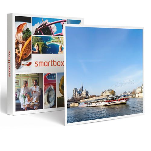 SMARTBOX - Croisière sur la Seine en bateau-mouche pour 2 adultes - Coffret Cadeau Sport & Aventure
