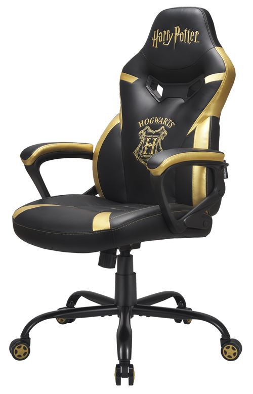 Chaise gaming Supersonic Junior Harry Potter Hogwarts Black et Or