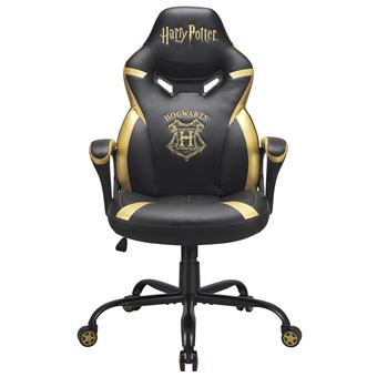 Chaise gaming Supersonic Junior Harry Potter Hogwarts Black et Or