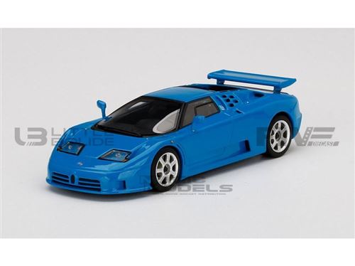 Voiture Miniature de Collection TRUESCALE MINIATURES 1-43 - BUGATTI EB110 Super Sport - Blue Bugatti - TSM430602