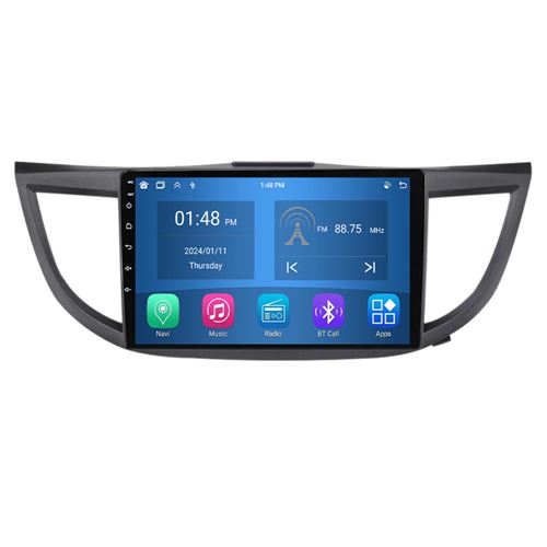 Autoradio RoverOne® Bluetooth CarPlay Android Auto Navigation 4Go RAM 64Go ROM pour Honda CRV CR-V 4 RM RE 2011-2018