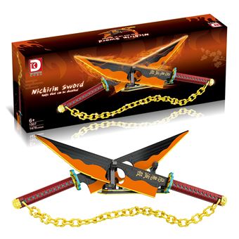 FÉENOMENN Katana Demon Slayer Tengen - Epée Jeu Construction 1478 Pièces - Coffret Premium - 1