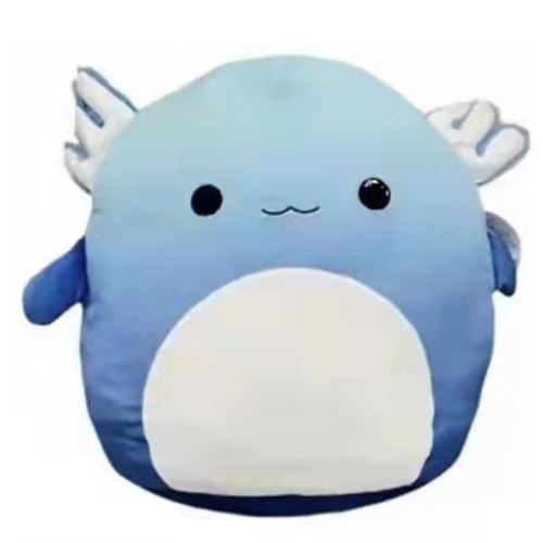 Peluche Axolotl Minecraft Jouets Frusde doux Animaux Peluche Oreiller 40cm - Bleu Foncé