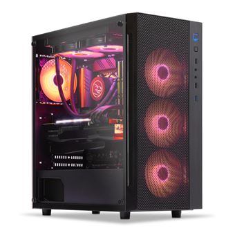 Sedatech PC Gamer Advanced Watercooling ATX • AMD Ryzen 7 5700X 8x 3.4Ghz • Geforce RTX3050 • 32Go RAM • 1To SSD M.2 • Wifi • sans OS • Unité centrale - 1
