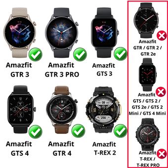 Chargeur USB Pour Amazfit GTR 3/GTR 3 Pro/GTS 3 Noir