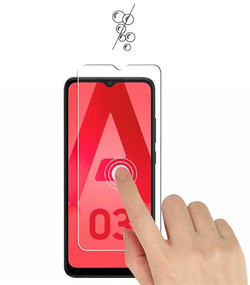 Verre de protection d'écran pour Samsung Galaxy A03s - Glas trempé