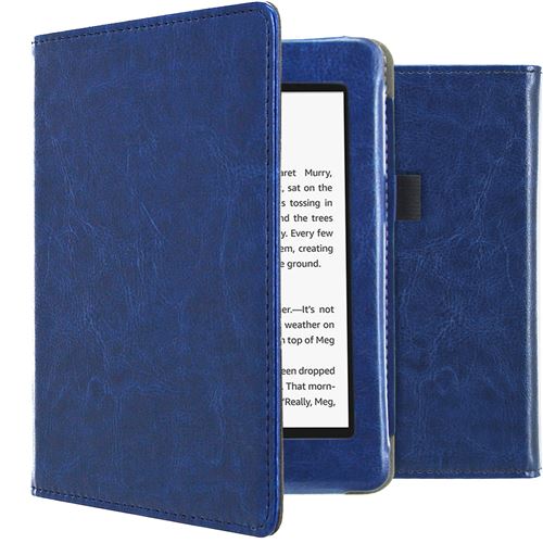 Coque à rabat Slim Hard pour  Kindle Paperwhite 4 Bleu clair iMoshion  - Accessoires liseuse - Achat & prix