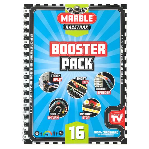 Marble Racetrax Ensemble d'extension de circuit à billes 16 feuilles