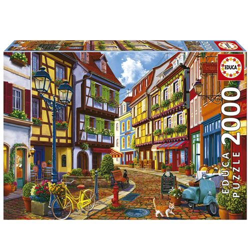 Puzzle 2000 Pièces : Rue Radieuse