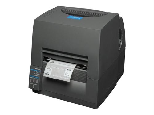 Citizen CL-S631II - Imprimante d'étiquettes - thermique direct/transfert thermique - Rouleau (11,8 cm) - 300 ppp - jusqu'à 100 mm/sec - USB, RS232 - noir