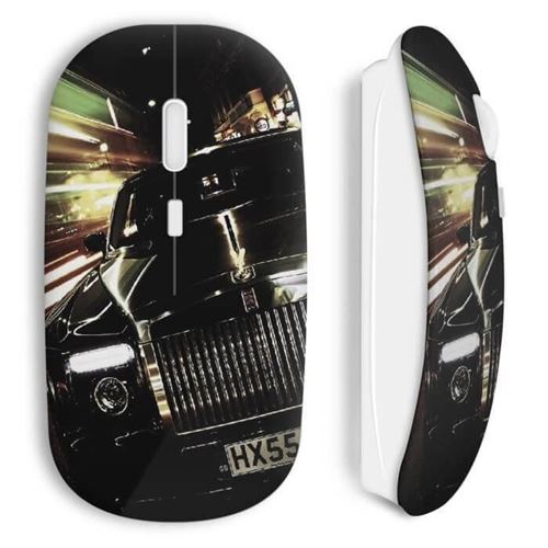 MANIACASE Souris Sans Fil Voiture De Luxe Noir ()