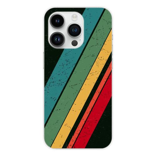 Coque en silicone imprimée compatible Apple iPhone 14 Pro Grunge